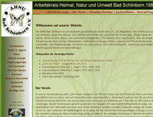 Tablet Screenshot of ahnu-bad-schoenborn.de